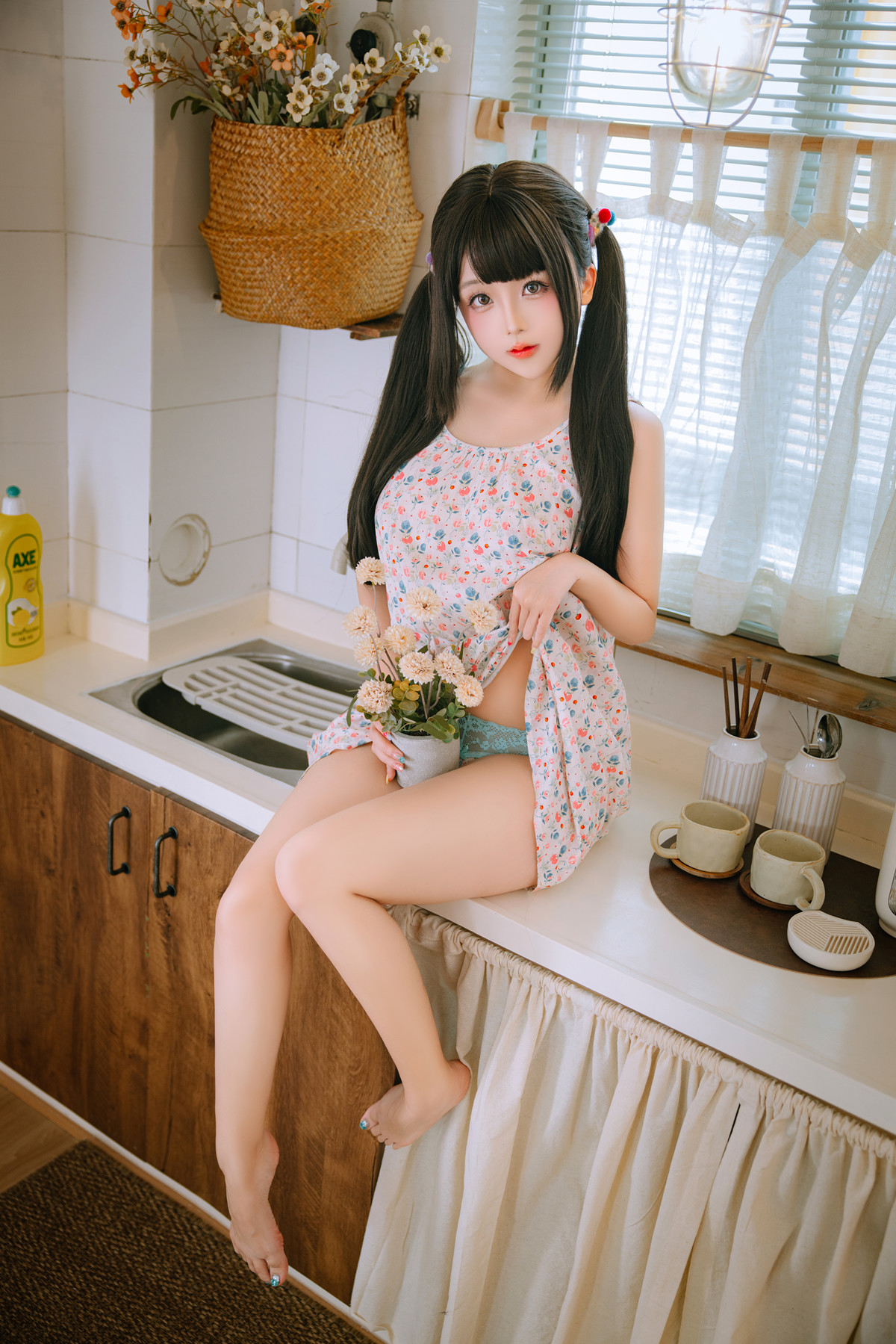 Cosplay Rinaijiao日奈娇 厨房 Set.01(70P)