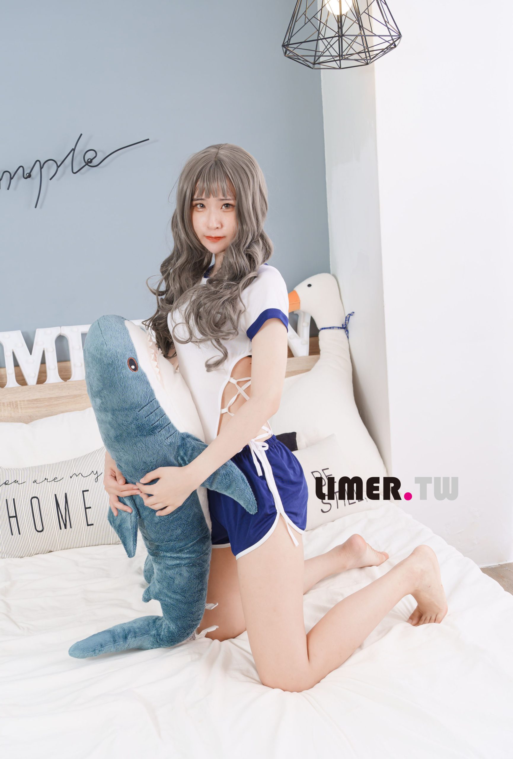 Limerence原创 No.090 7bao 体育服下 裸足＆白丝