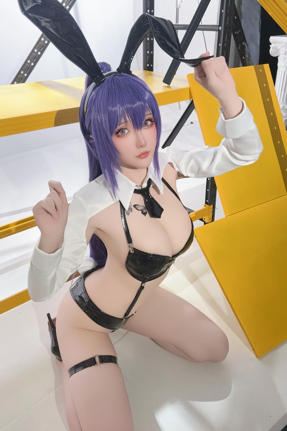 Cosplay 星之迟迟Hoshilily – 尼尔同人 2B学姐服