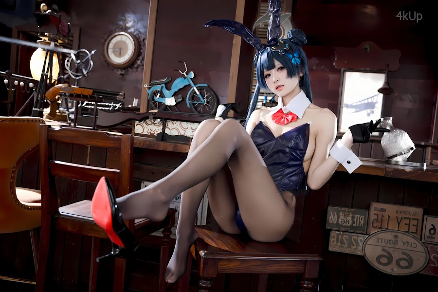 Coser@九柒喵 蔚蓝档案 龙华妃咲 兔女郎