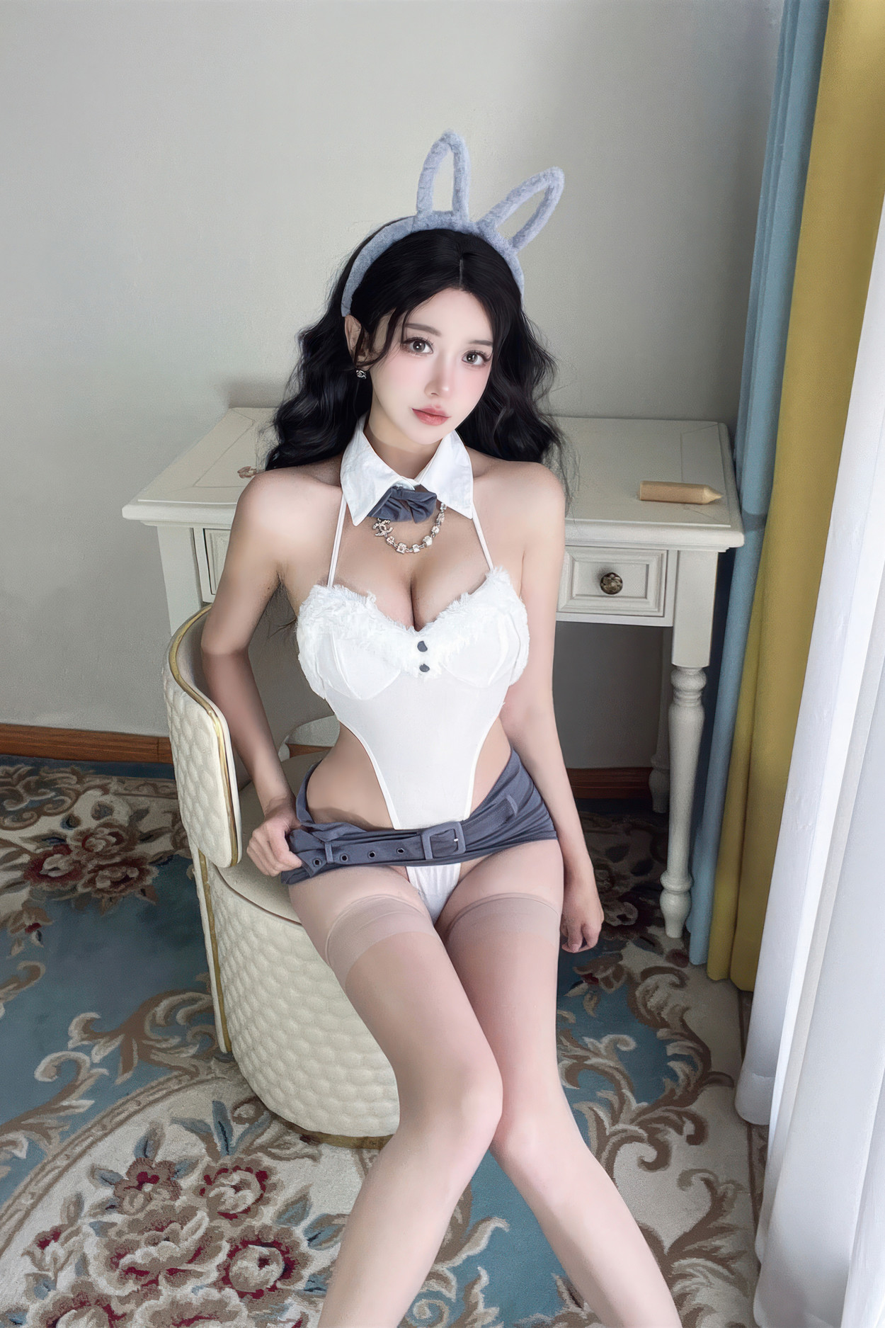 Cosplay 过期米线线喵 失落兔兔(34P)