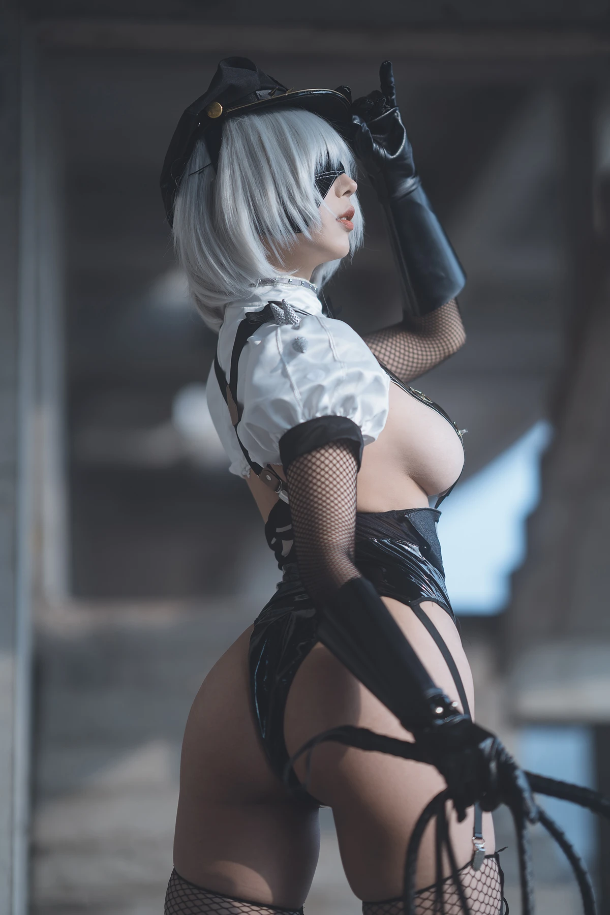 Cosplay 云溪溪Yunx1x1 & 奶桃 – 2B本 YoRHa No.2 Type B 上 Set.01