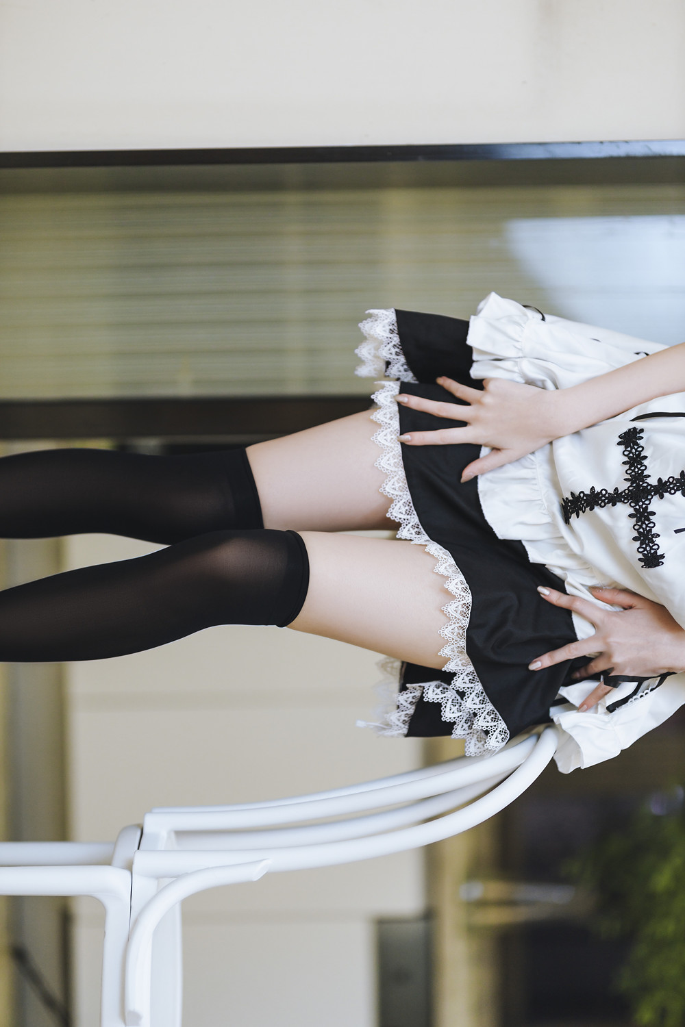 Cosplay 许岚LAN – 短裙女佣