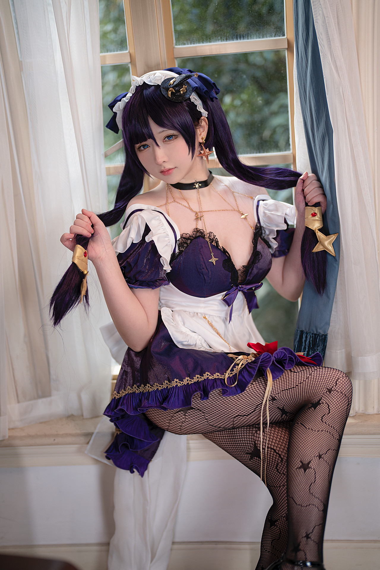 Cosplay 樱梨梨 莫娜女佣