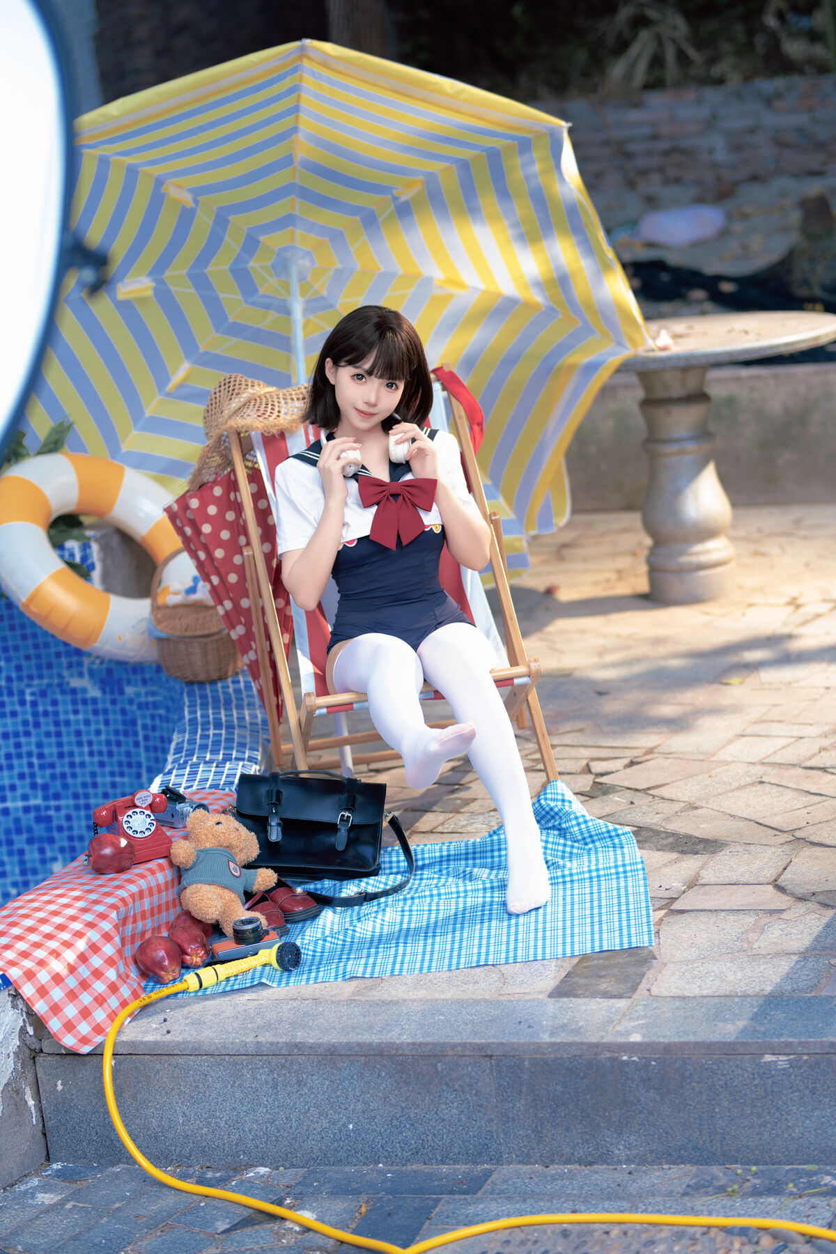 Coser@Bangni邦尼 – 反差JK泳装 Part01 (50P – 7V)