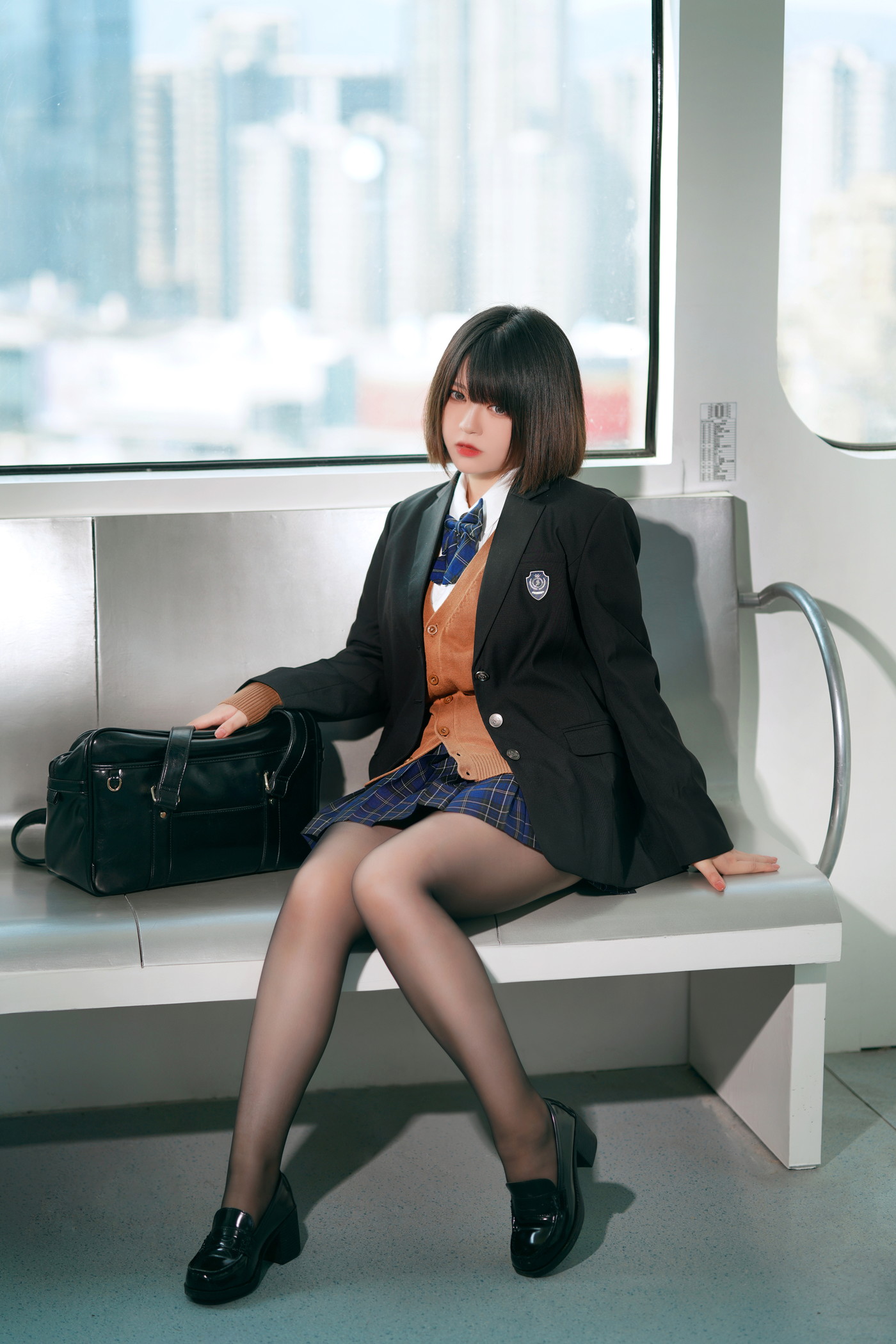 Cosplay 半半子Banbanko 彼女の制服(50P)