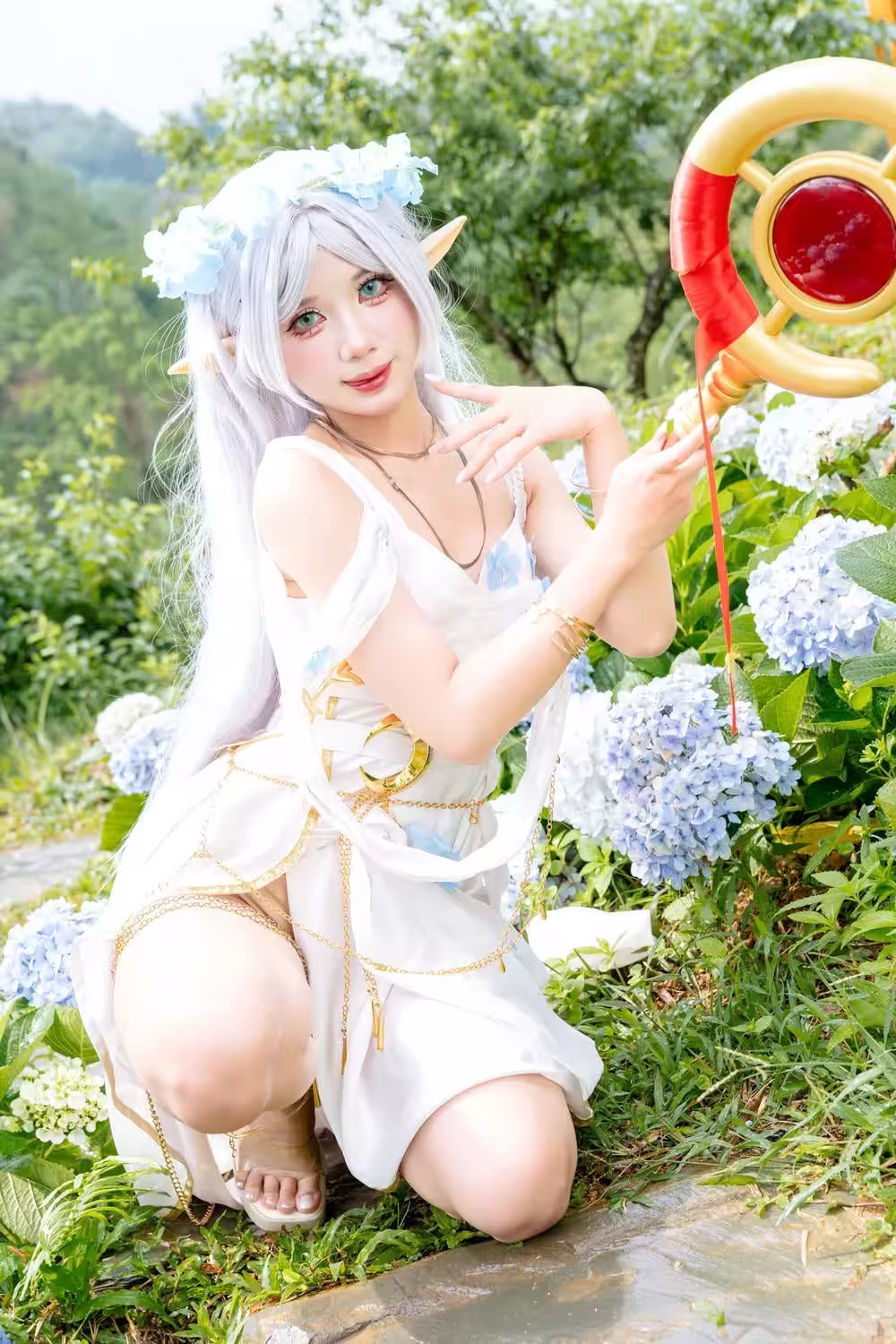 Poppachan – Frieren Blue Valley連衣裙