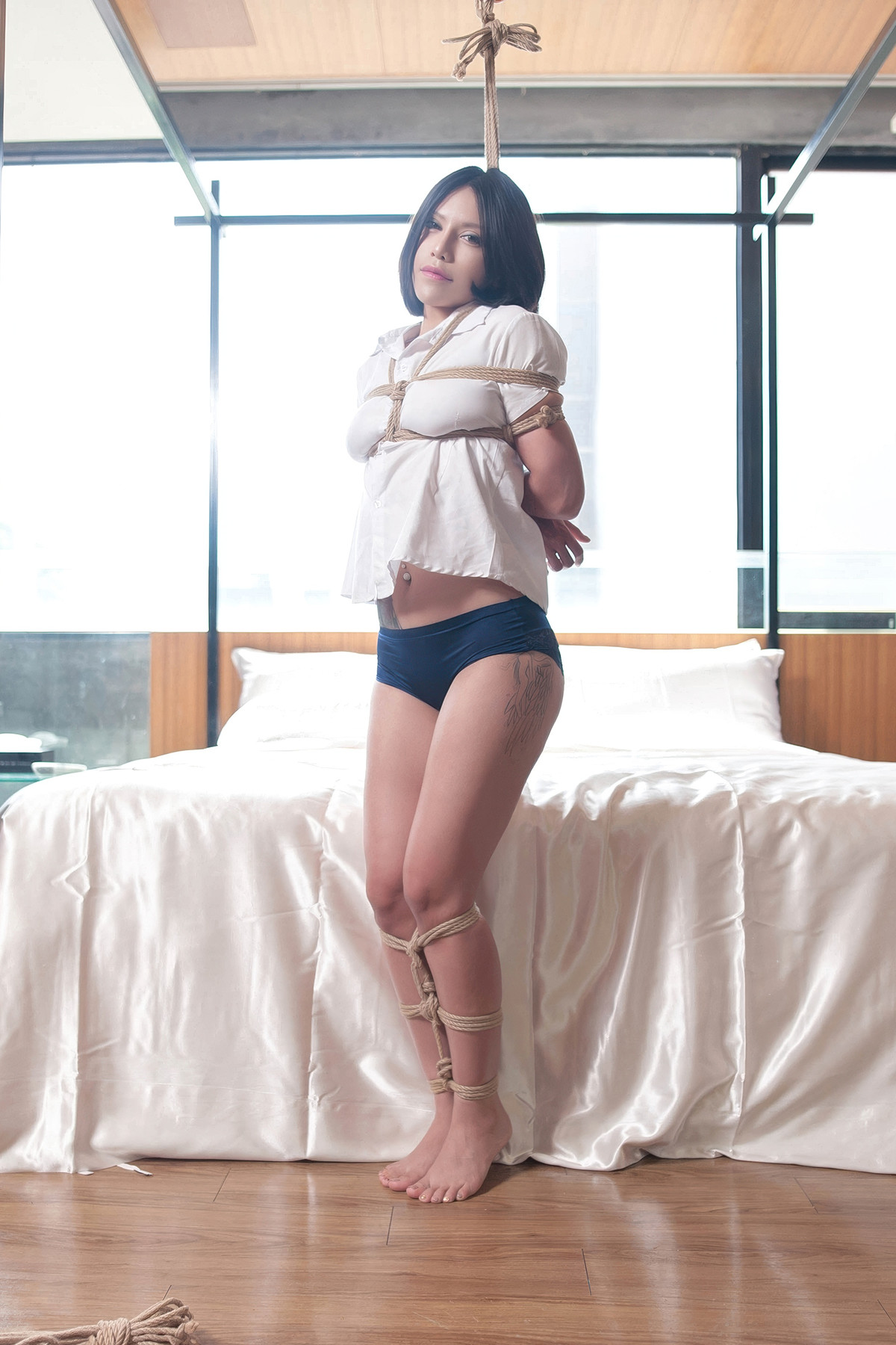 JVID 湘菲 全裸露點無遮 💧💧痛苦吊縛の乳汁榨出💧💧陰唇大開の緊縛凌辱!!! Set.01