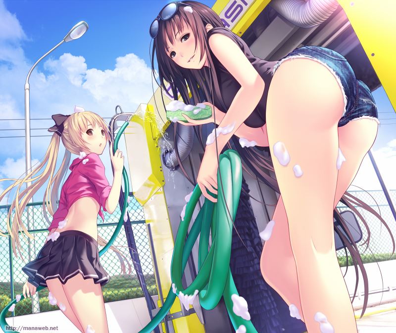 动漫少女唯美图片 修长美腿让人无法离开视线