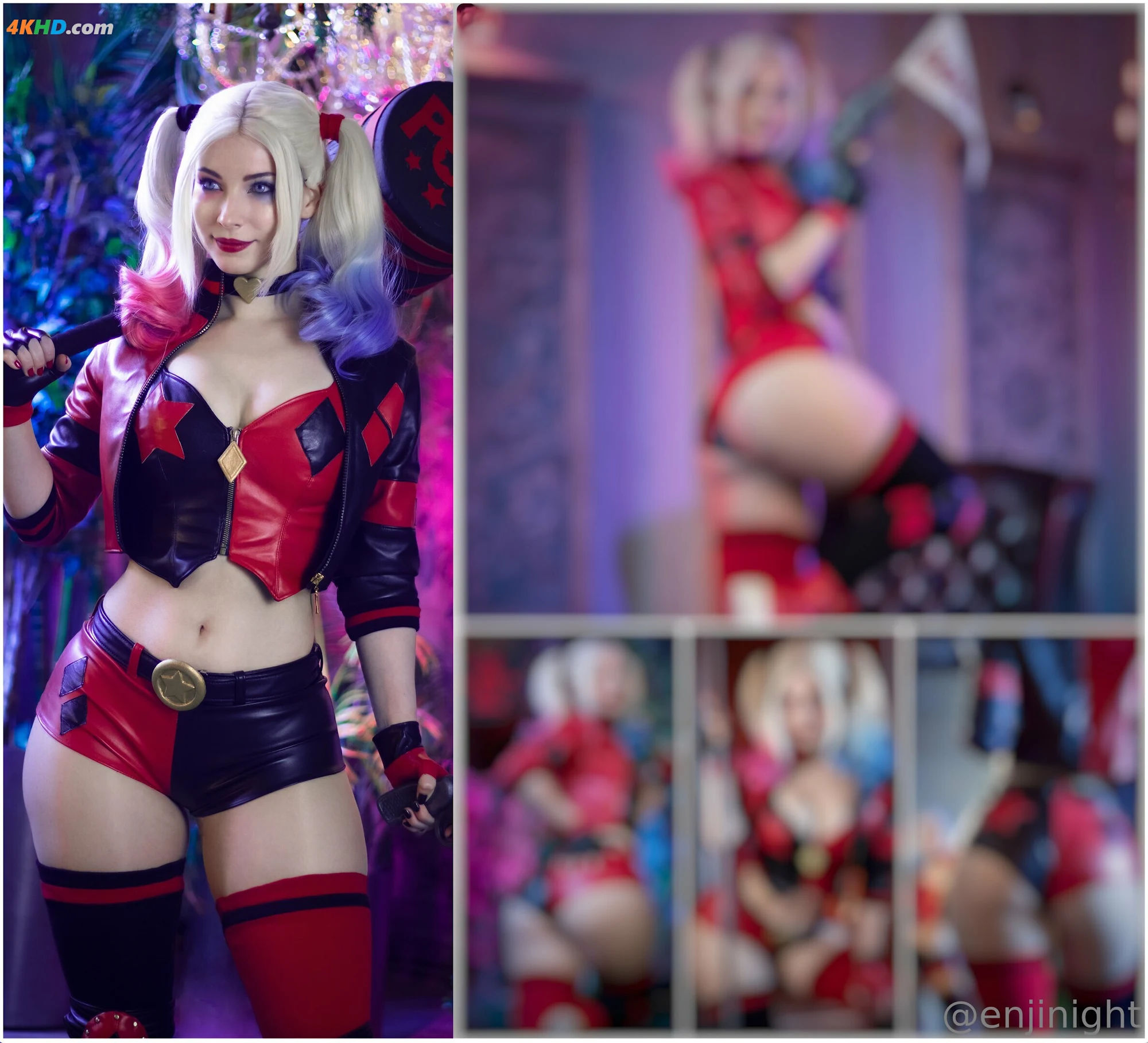 Enji Night – Harley Quinn(55MB)(29photos)