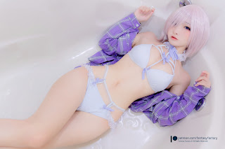 [Fantasy Factory] 小丁 – Cosplay Mashu Kyrielight – FateGrand Order