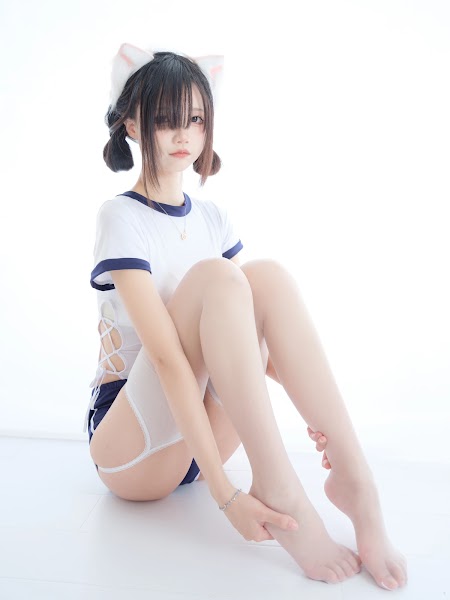 Coser@五更百鬼 舰长 体操服 猫耳