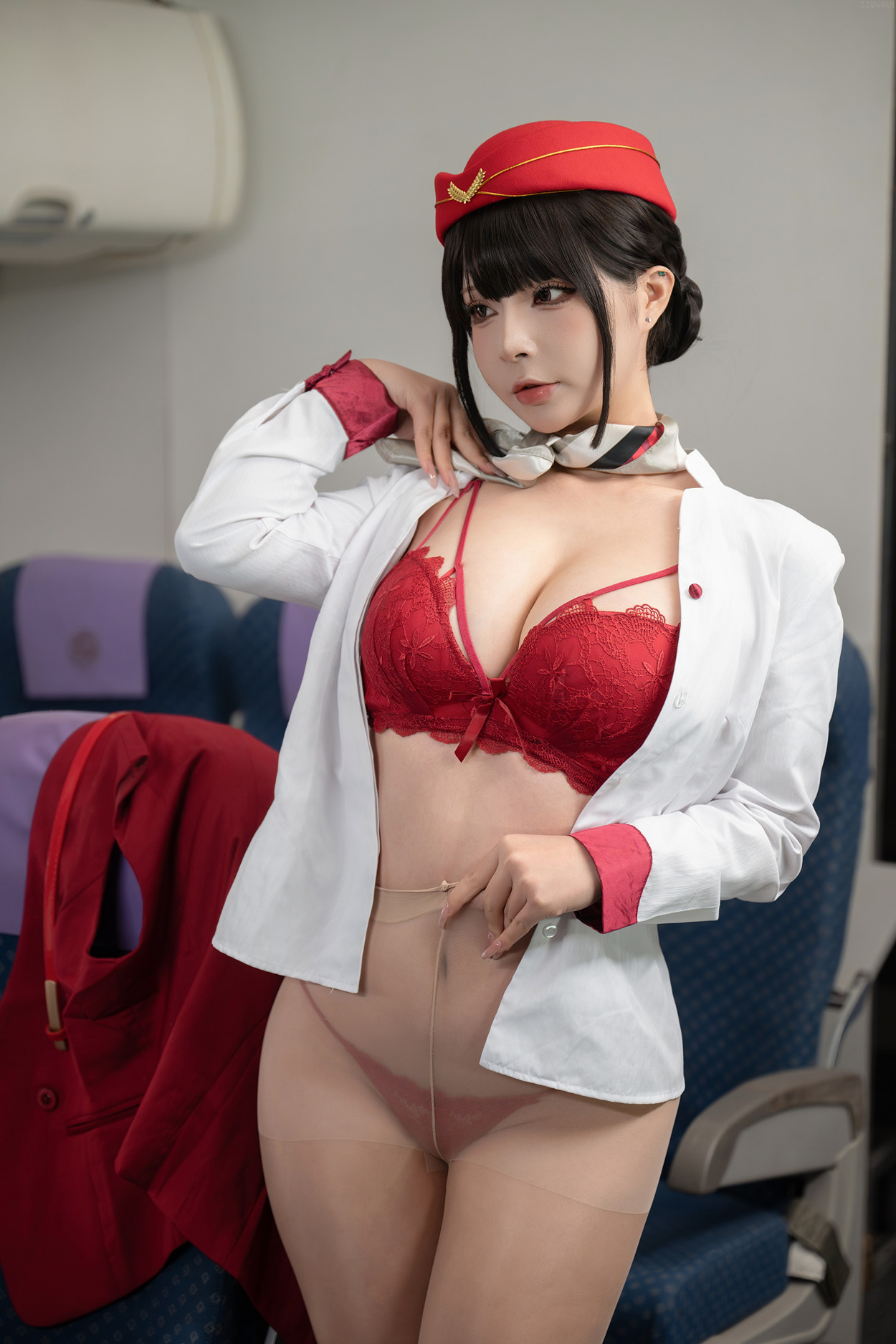 Cosplay Yuuhui玉汇 升舱服务乘务员 Set.01
