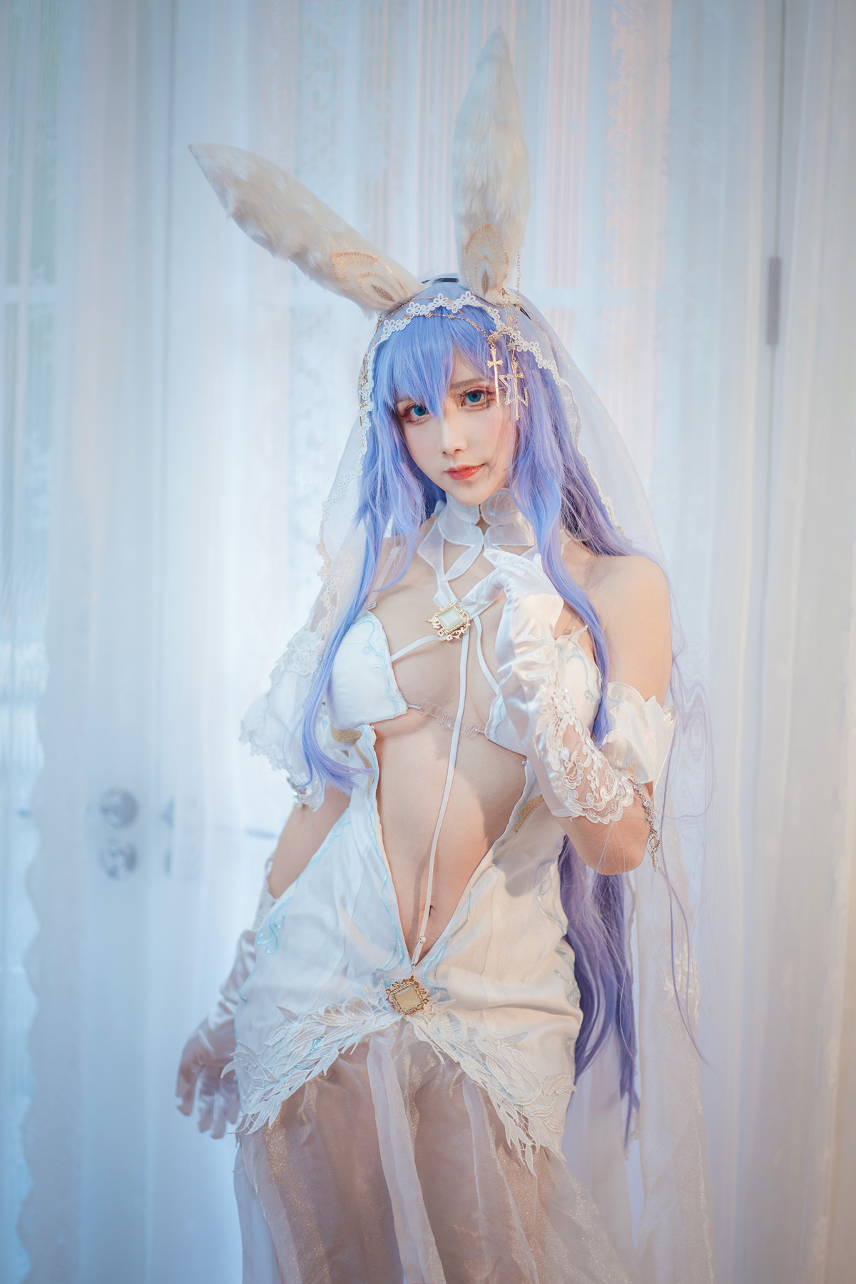 Cosplay 九曲Jean 花园花嫁(32P)