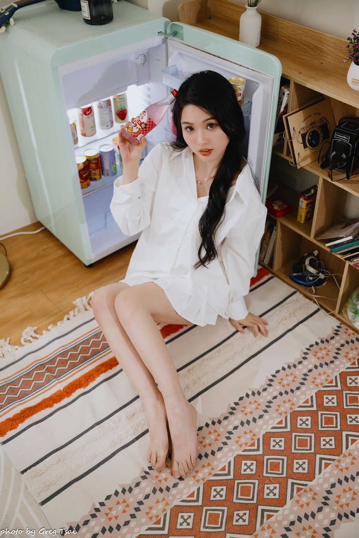 Cosplay 米浆 – 卧室百褶裙 Set.02