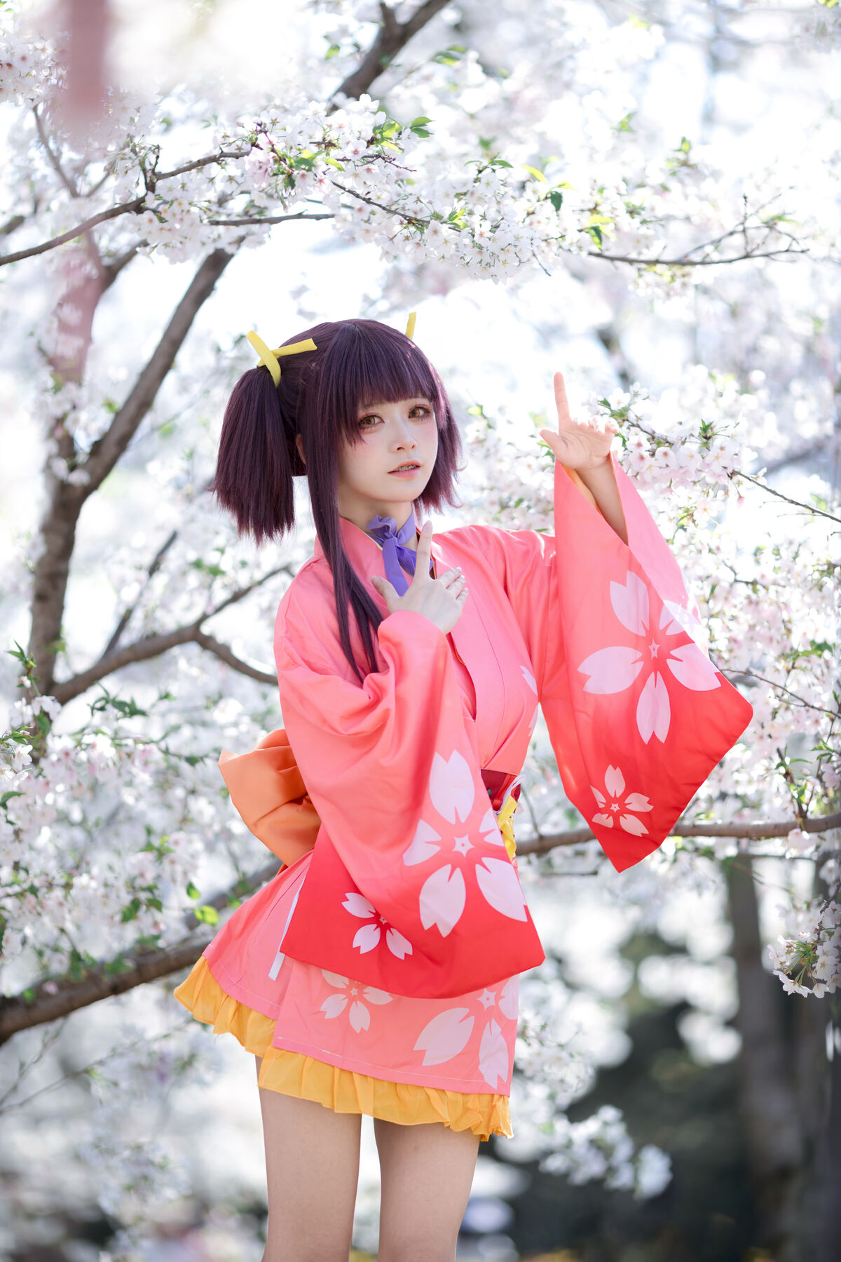 Coser@九柒喵 – 甲铁城的卡巴内利 无名 和服 (35P)
