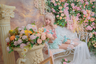 Coser@黏黏团子兔 – 豌豆公主的秘密花房