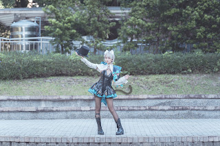 Coser@慕慕Momo – 原神 Genshin 琳妮特的色情魔術 室外