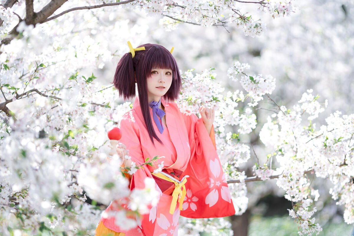 Coser@九柒喵 – 甲铁城的卡巴内利 无名 和服 (35P)