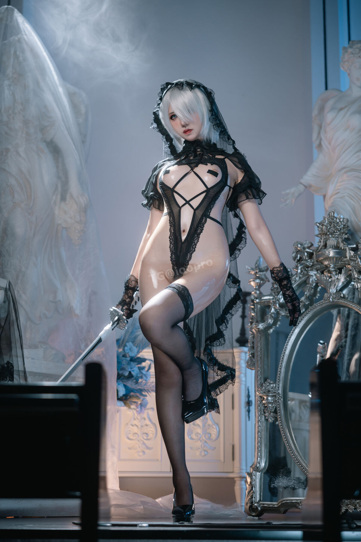 Coser@阿薰kaori – 2b黑花嫁 Part01 (47P)