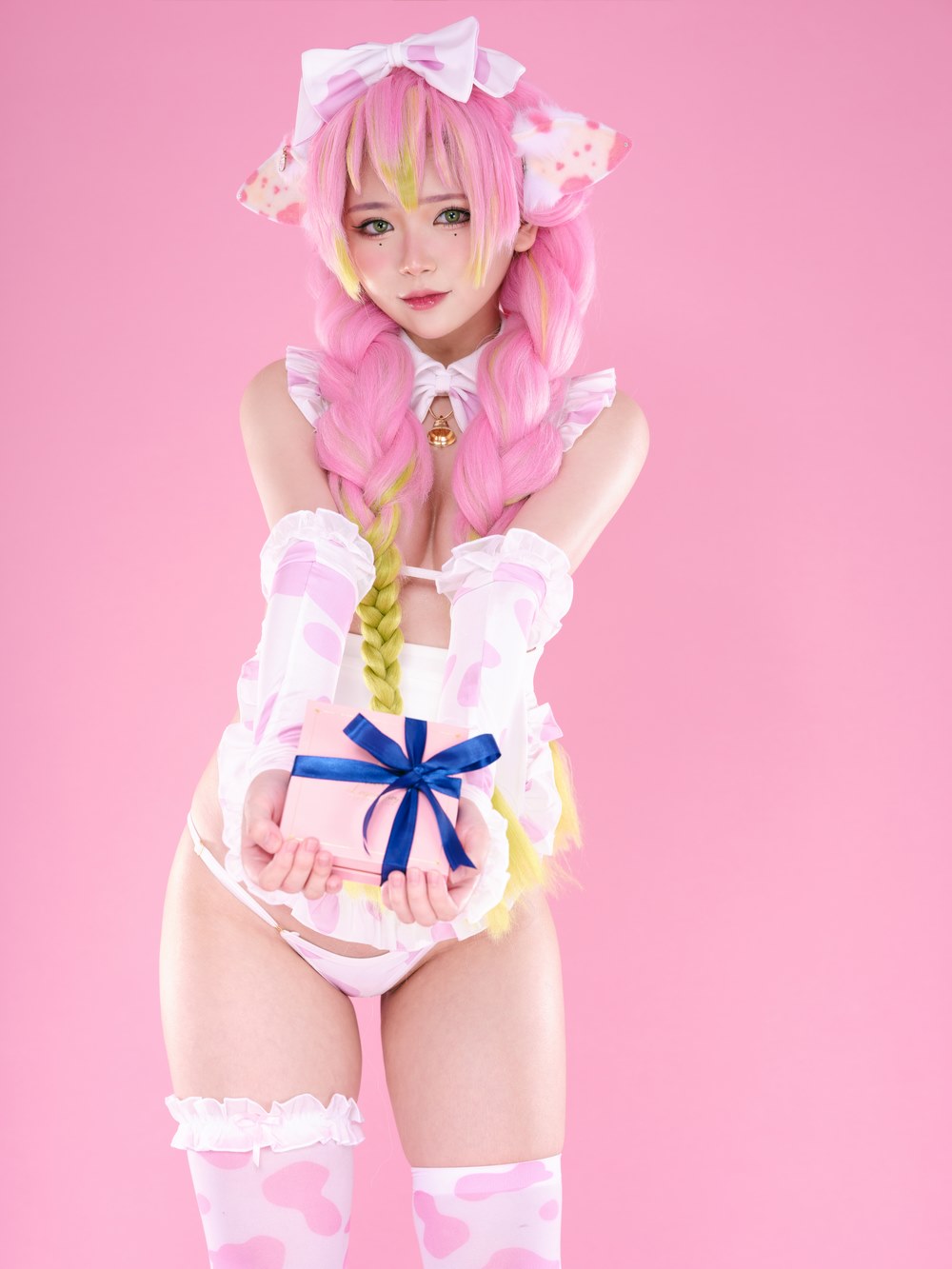 Cosplay Demon Slayer Mitsuri Kanroji Valentine Coser-ZinieQ