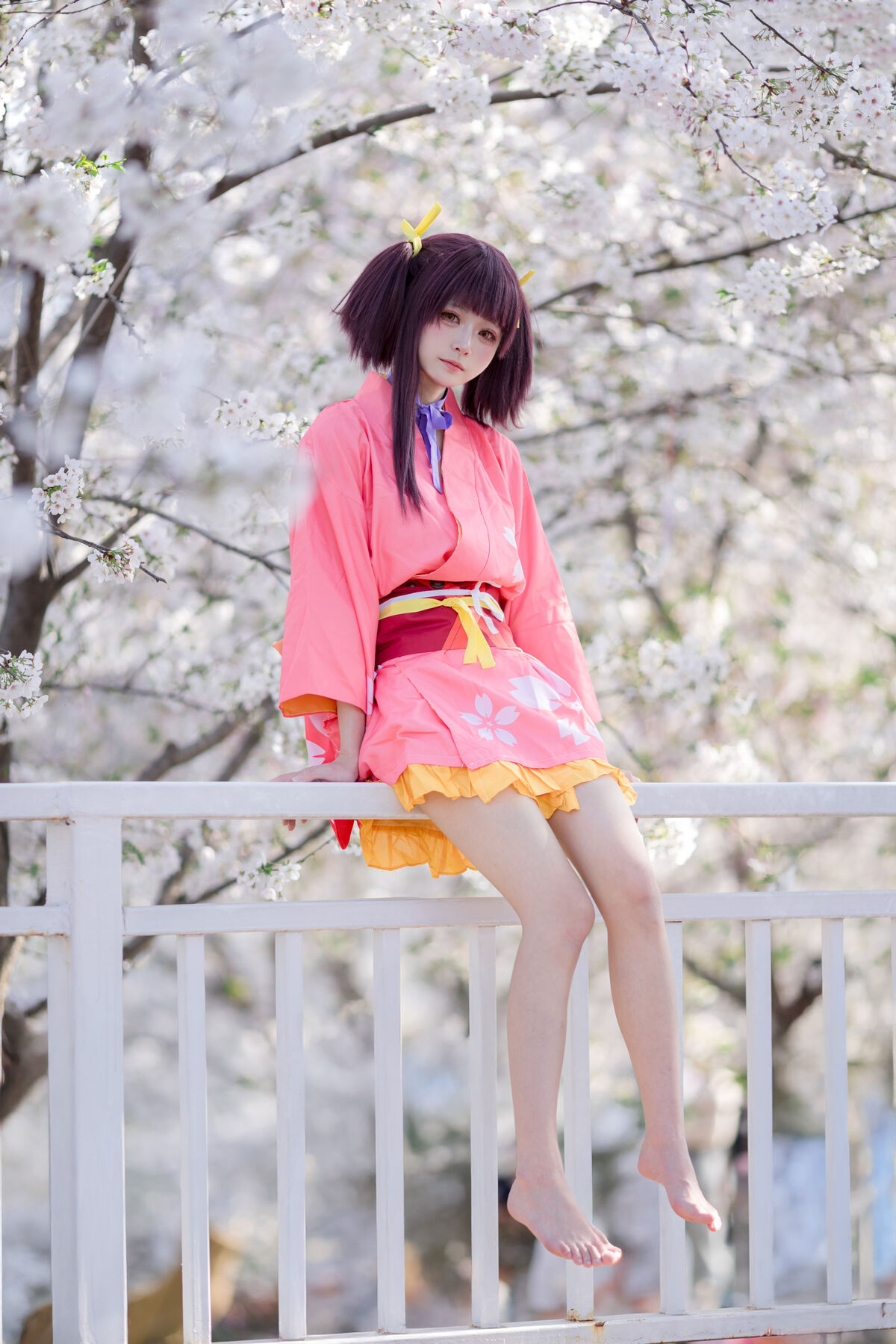 Coser@九柒喵 – 甲铁城的卡巴内利 无名 和服 (35P)