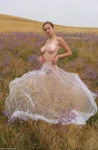 Slut naked in the wild ~ enjoying the baptism of nature (16P)