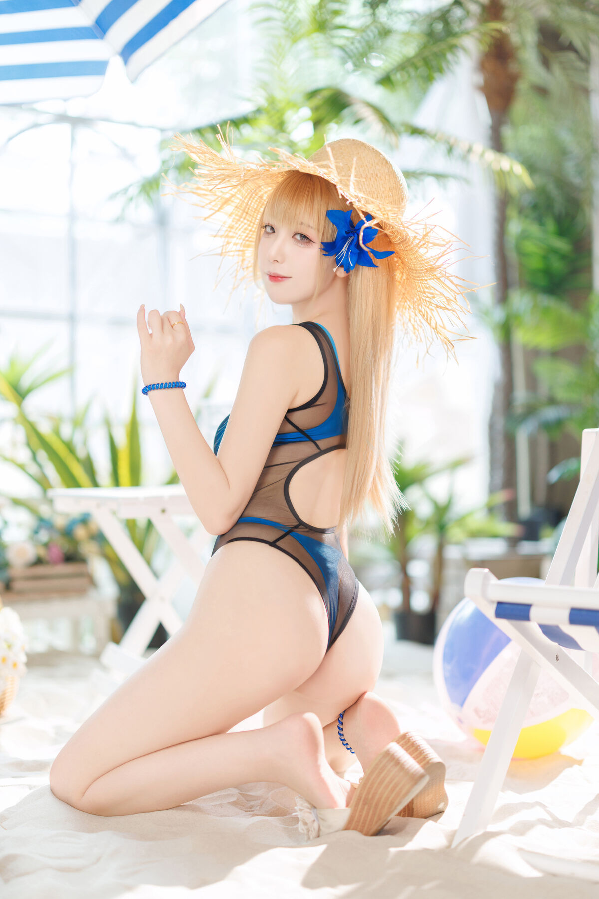 Coser@封疆疆v – 热带缤纷 蓝莓 火龙果竞泳 (41P)