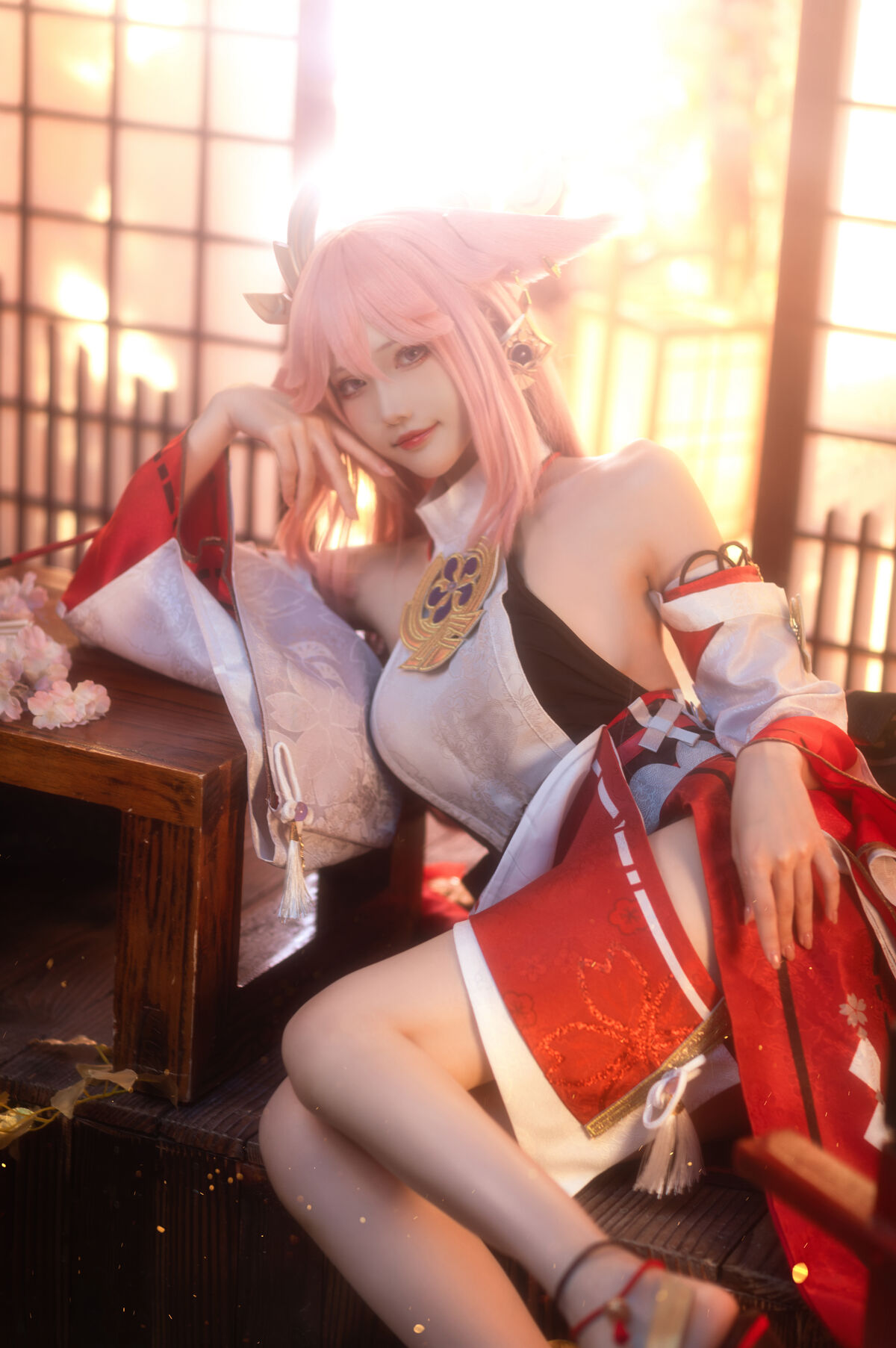 Coser@花兮_honoka – 原神 八重神子 (11P)