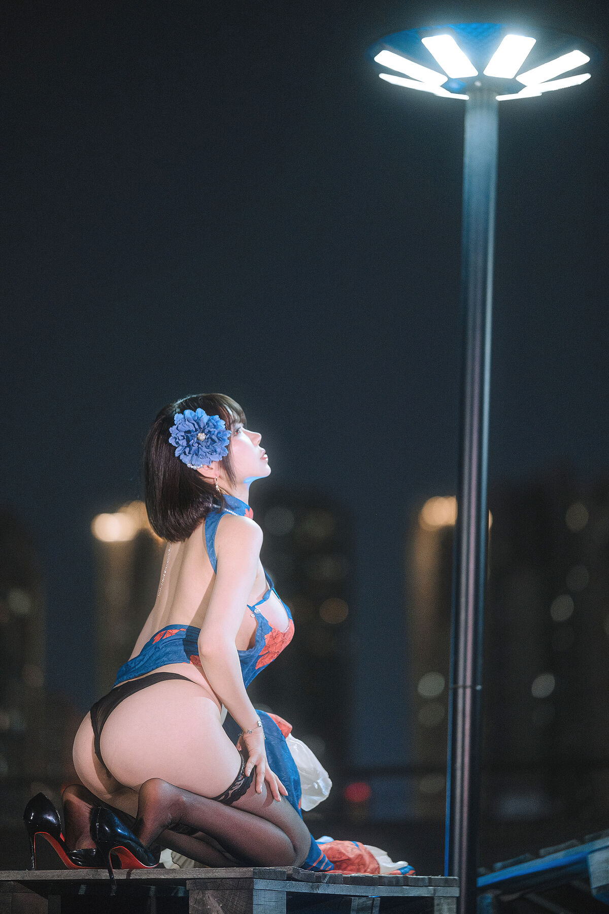 Coser@Tina很妖孽呀 – 碧蓝航线 建武 旗袍 (40P)