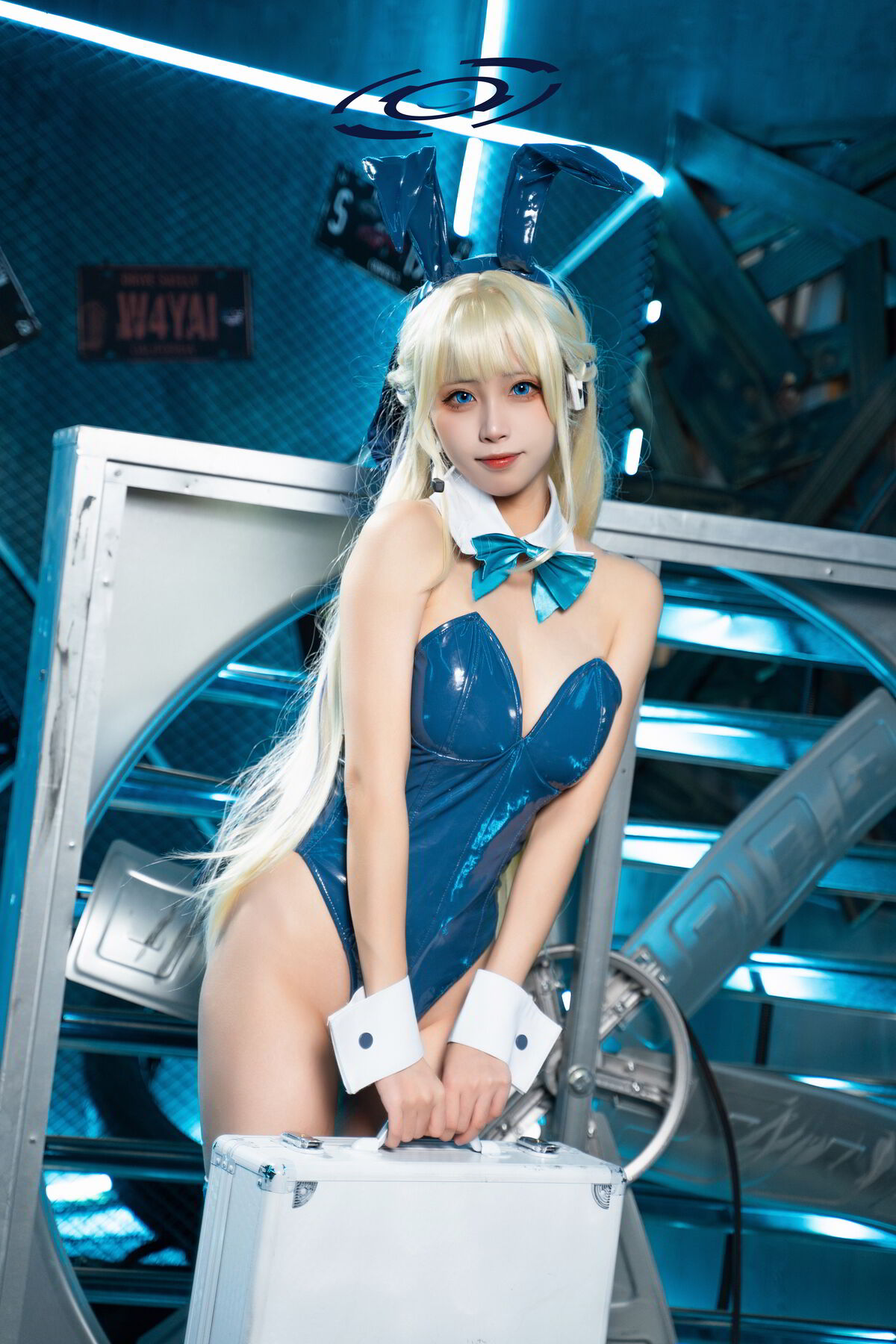 Coser@三無人型 – 蔚蓝档案 飞鸟马时兔女郎 (60P)