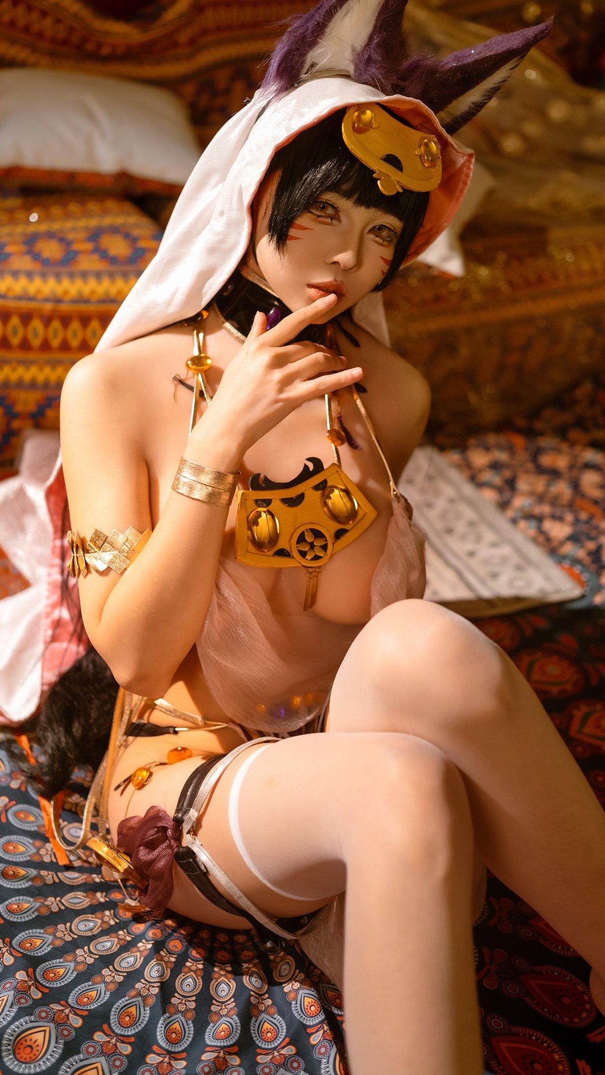 Coser@上杉绘梨落 – 碧蓝航线 武藏 同人舞娘 (19P)