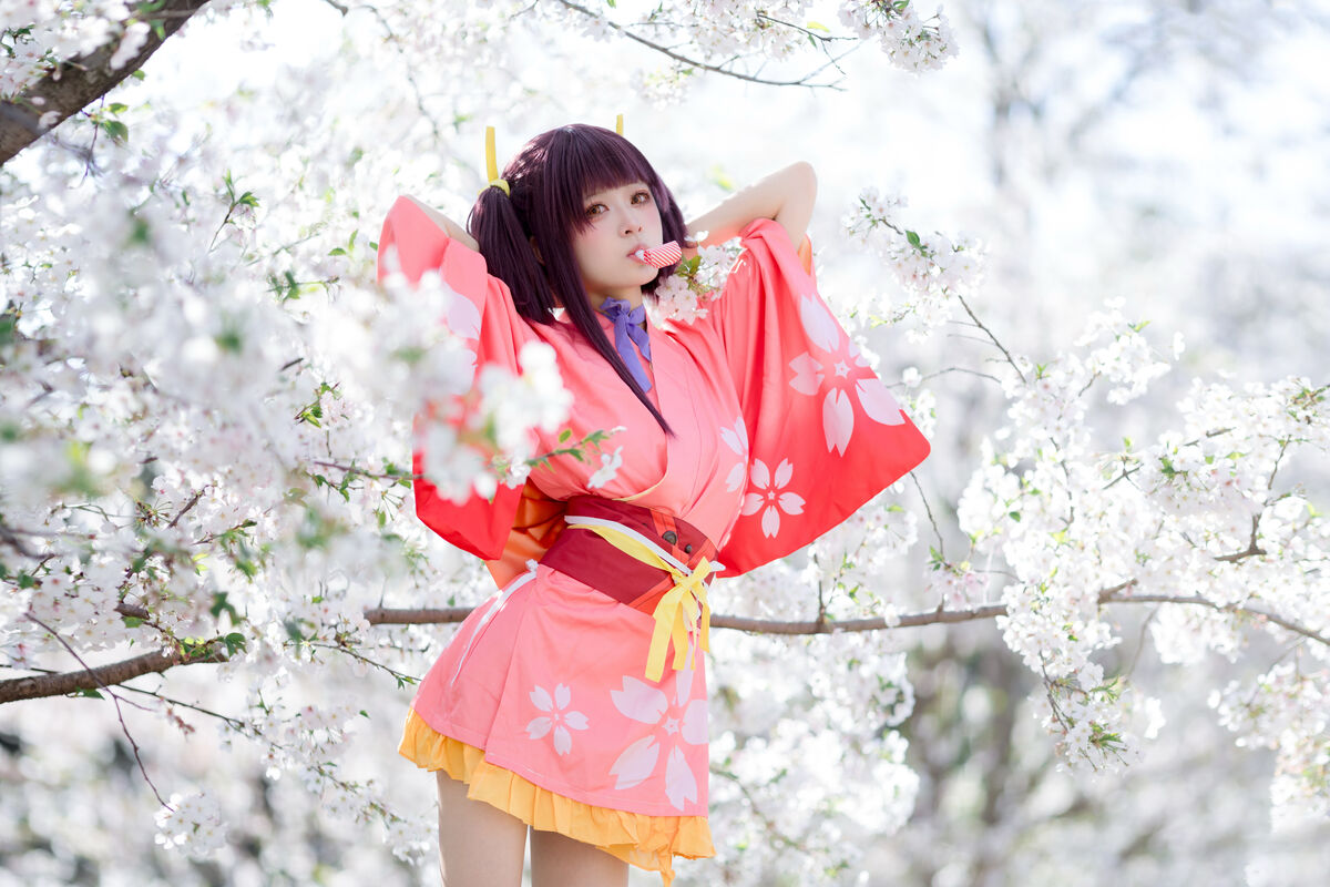 Coser@九柒喵 – 甲铁城的卡巴内利 无名 和服 (35P)