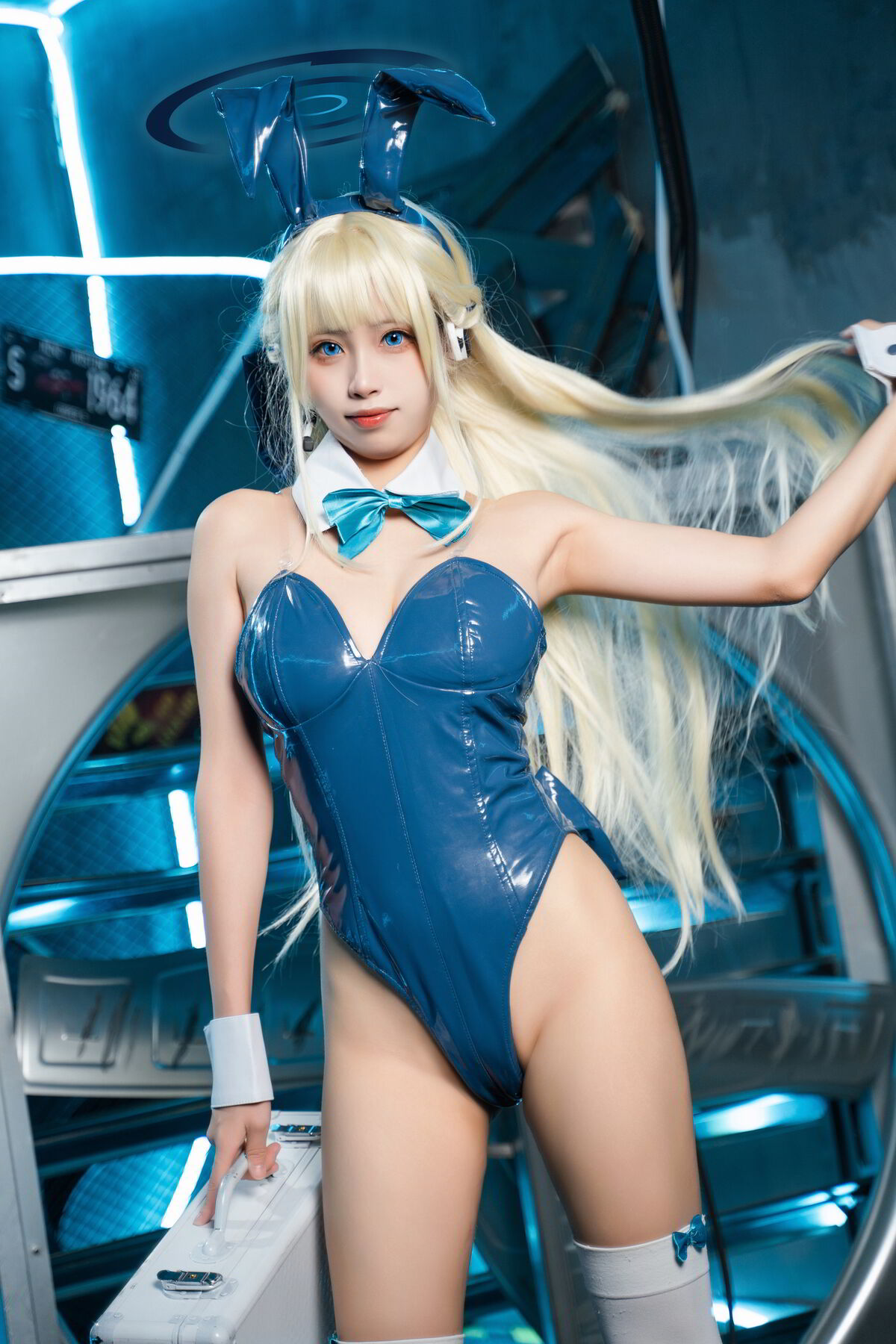 Coser@三無人型 – 蔚蓝档案 飞鸟马时兔女郎 (60P)