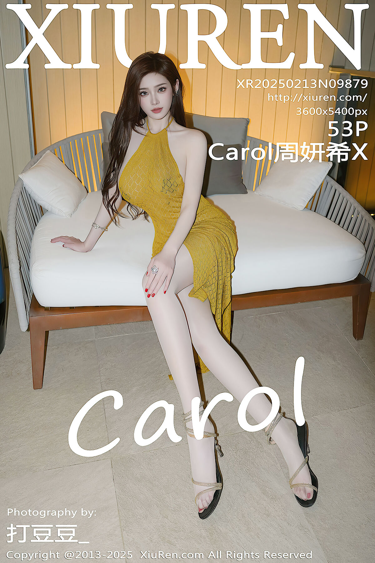 XiuRen秀人网 No.9879 Carol Zhou Yan Xi X