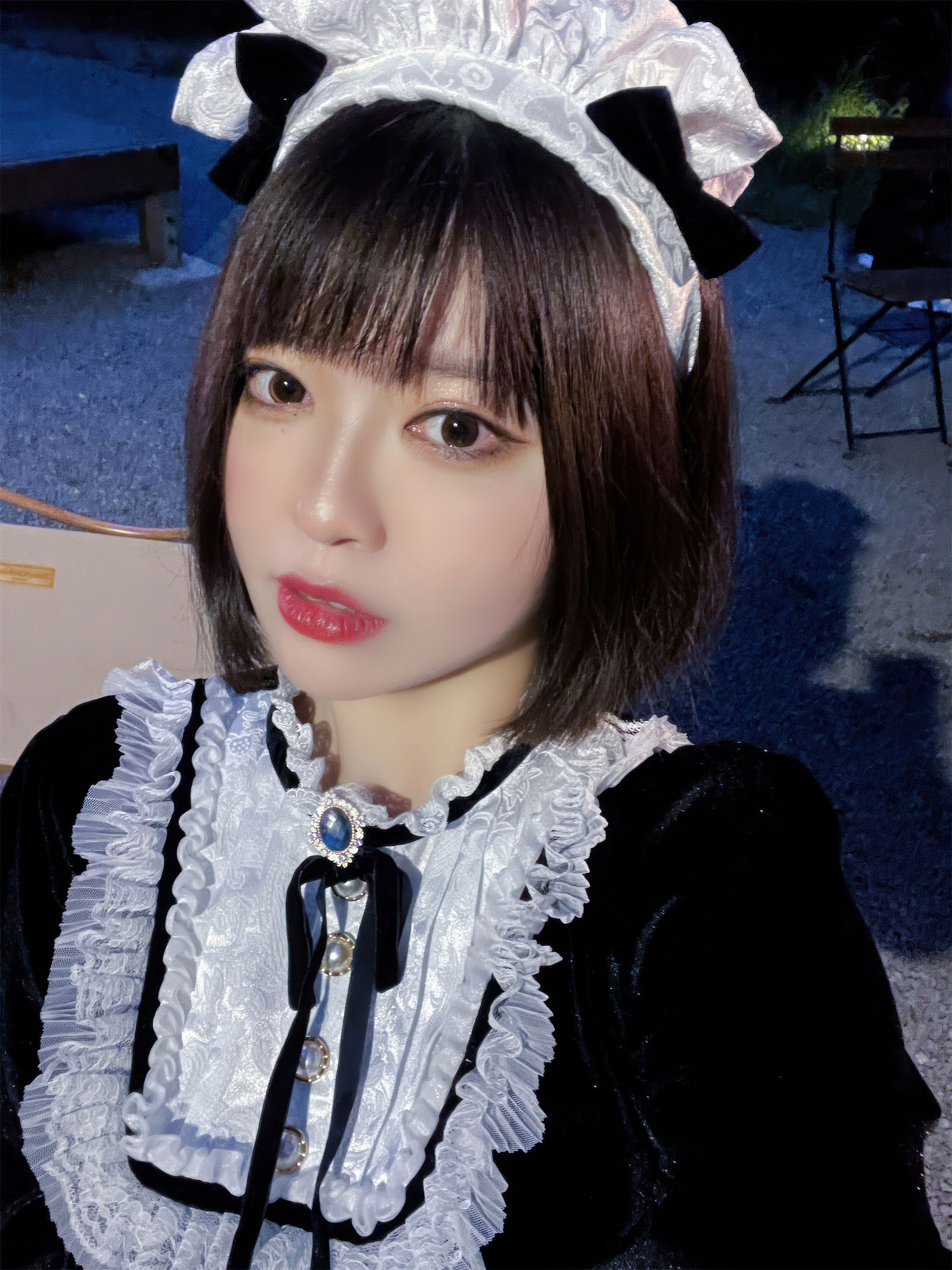 可爱人气Coser 面饼仙儿&半半子 - Maid姉妹