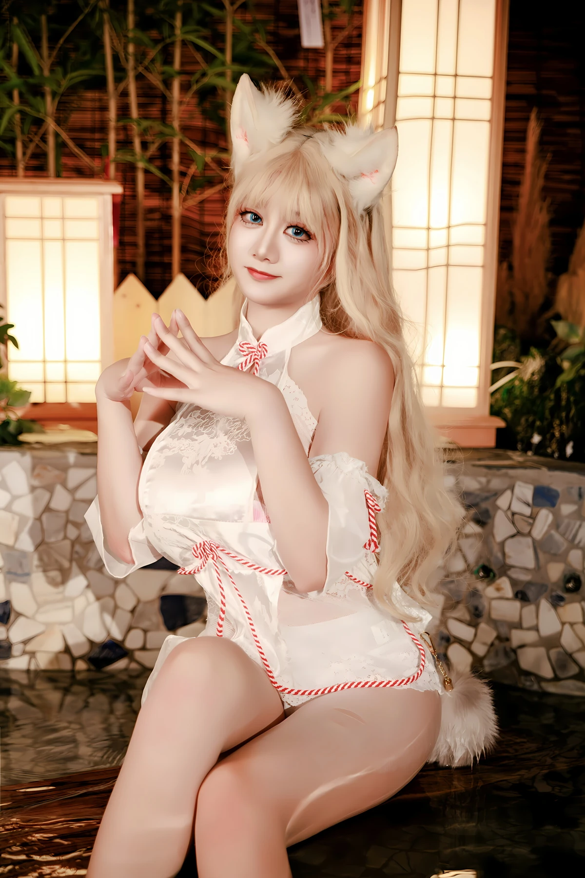 Cosplay 阿雪雪 – 温泉狐狸