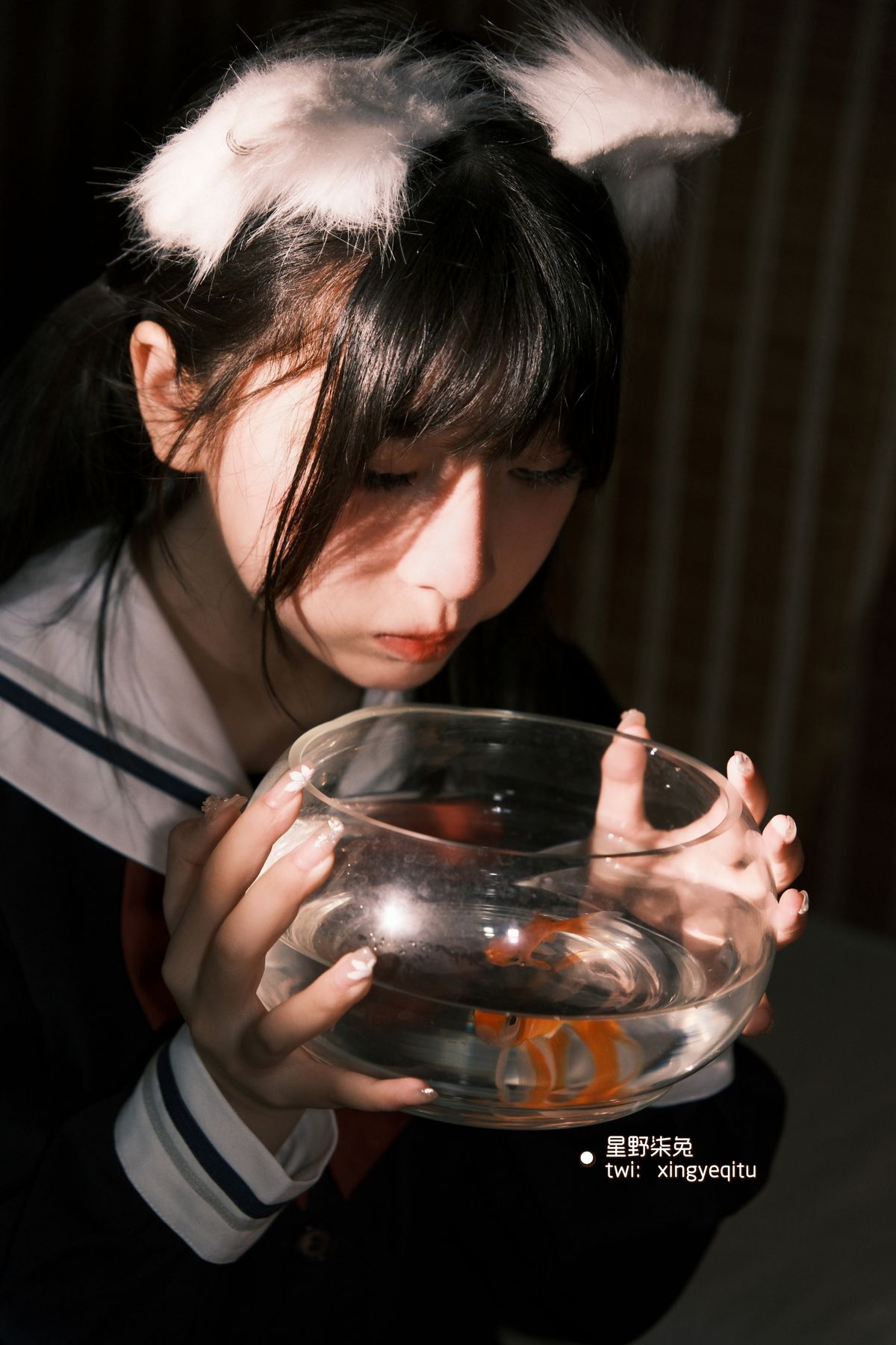 Coser@星野柒兔 – 放课后的吔鱼少女 (60P – 1V)