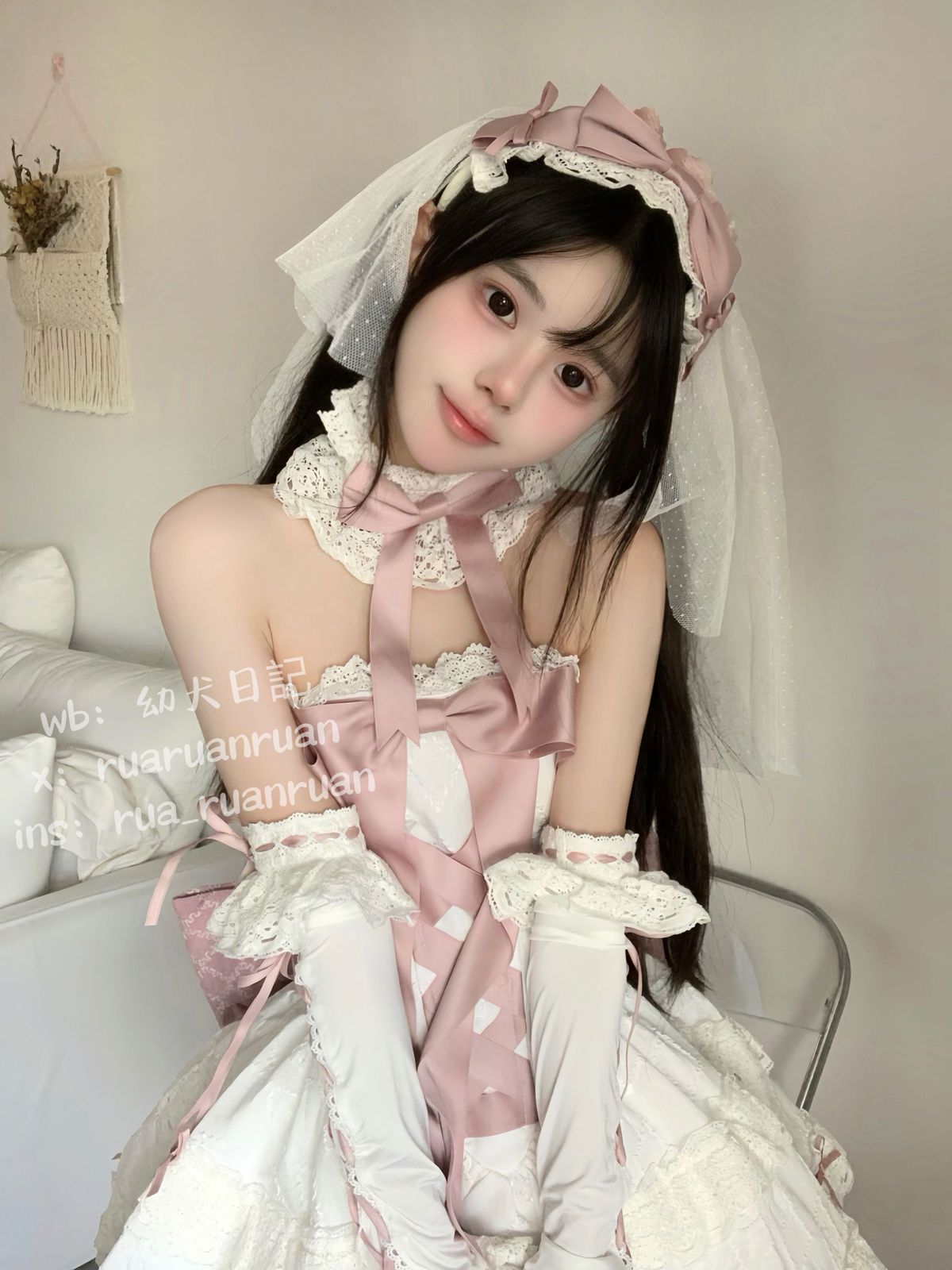 Coser@rua阮阮 – 初恋缎带 (19P)