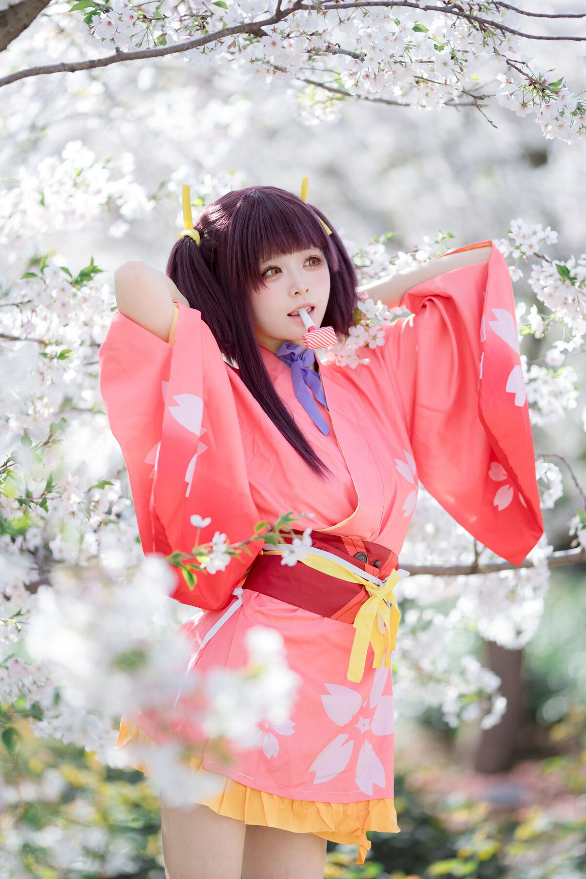 Coser@九柒喵 – 甲铁城的卡巴内利 无名 和服 (35P)