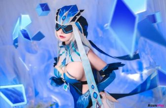 Meenfox Cosplay – Shenhe and Mirror Maiden from Genshin Impact