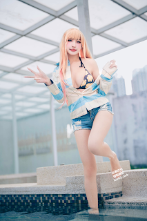 Coser@慕慕Momo – Marin 海夢 – Ver.泳裝