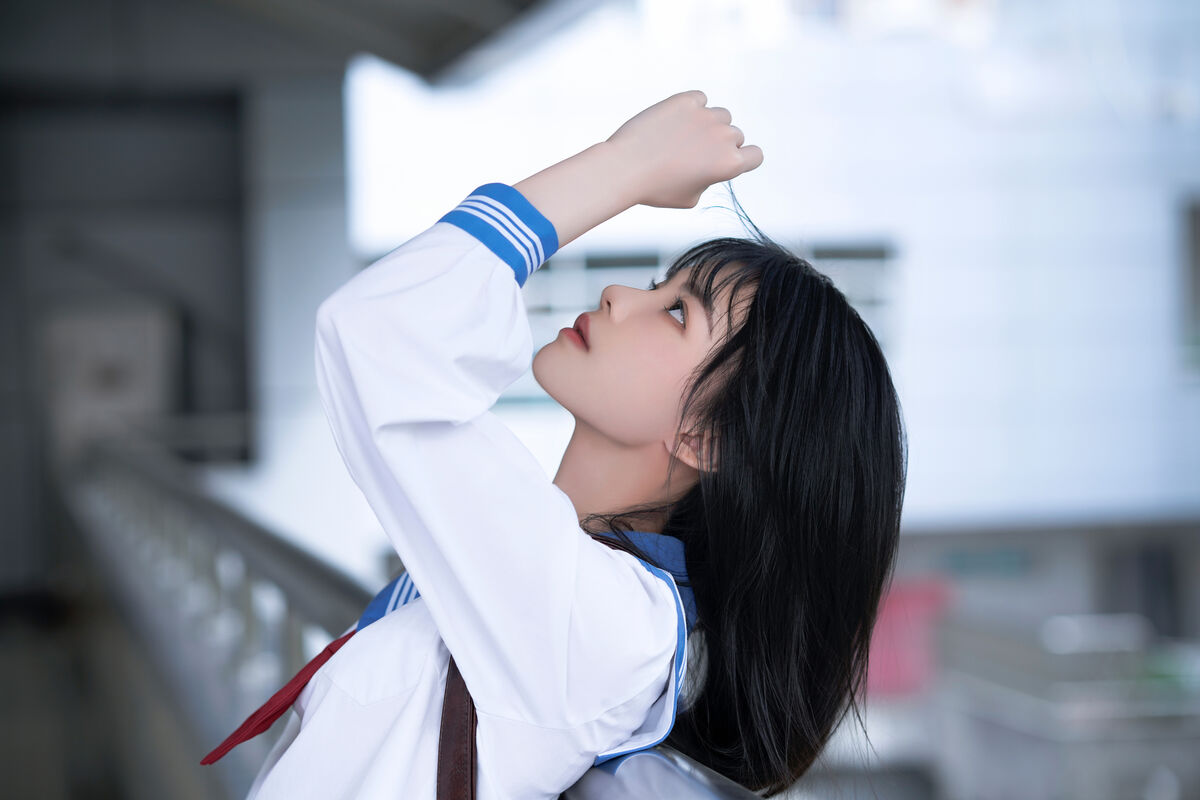 Coser@桜桃喵 – 地铁JK (34P)