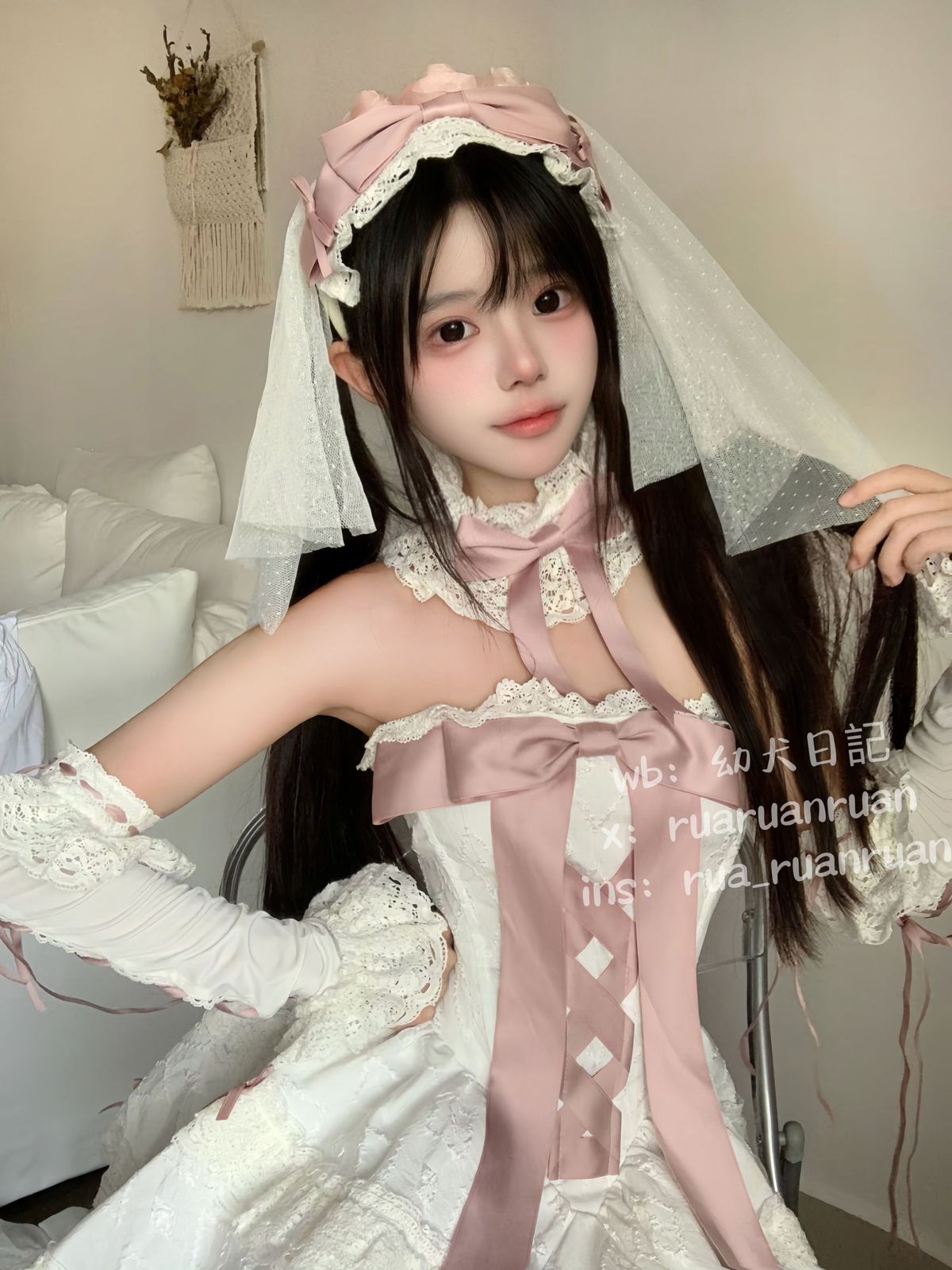 Coser@rua阮阮 – 初恋缎带 (19P)