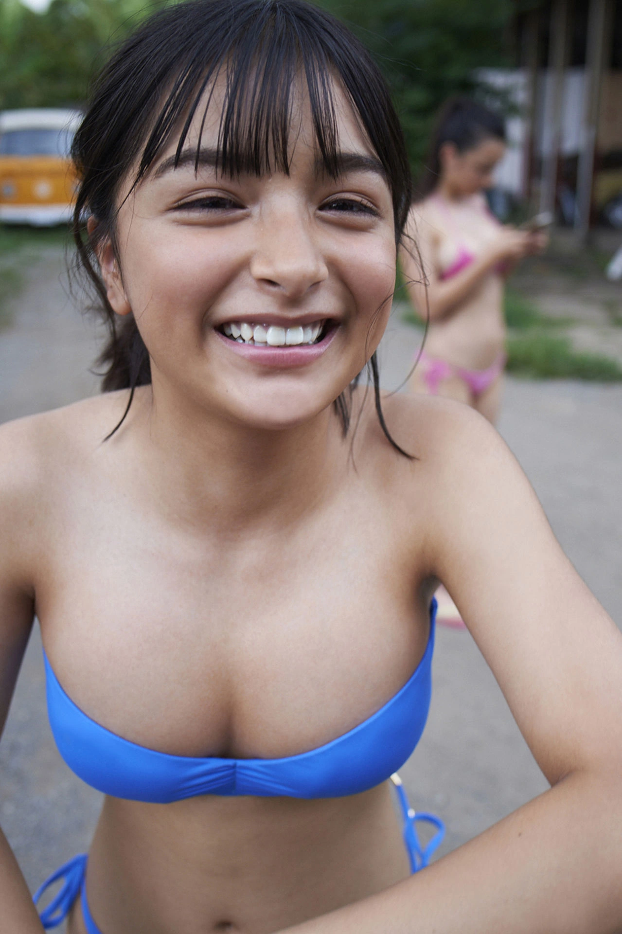Erika エリカ, Marina マリナ, ヤンマガデジタル写真 「Eri－Mari エリマリ姉妹」 Set.02