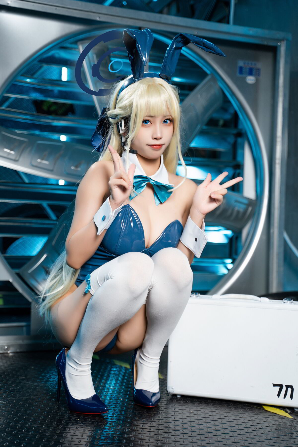 Coser@三無人型 – 蔚蓝档案 飞鸟马时兔女郎 (60P)