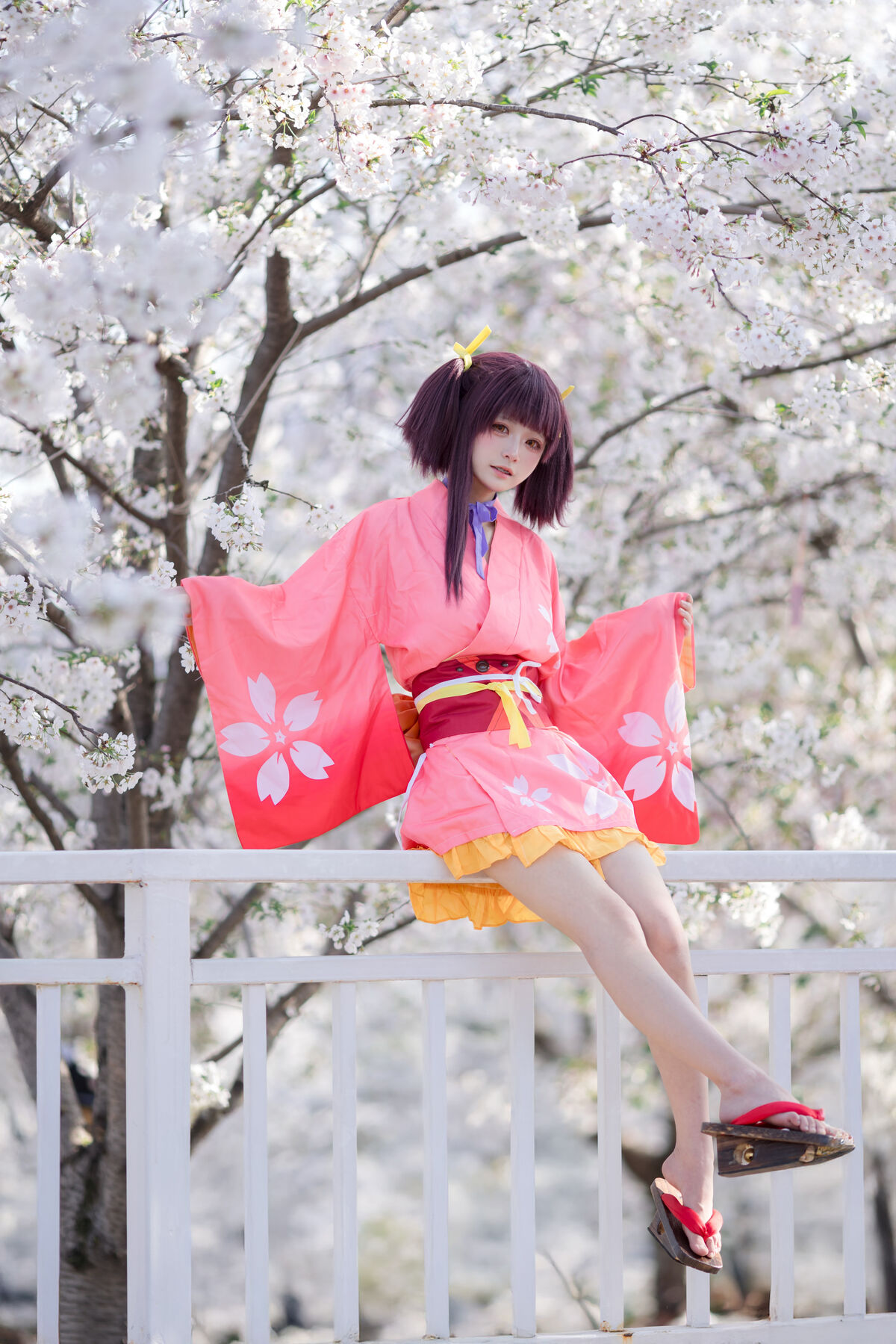 Coser@九柒喵 – 甲铁城的卡巴内利 无名 和服 (35P)