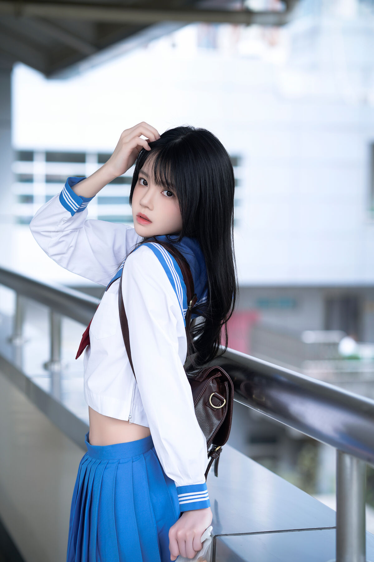Coser@桜桃喵 – 地铁JK (34P)