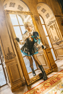 Coser@慕慕Momo – 原神 Genshin 琳妮特的色情魔術 室内