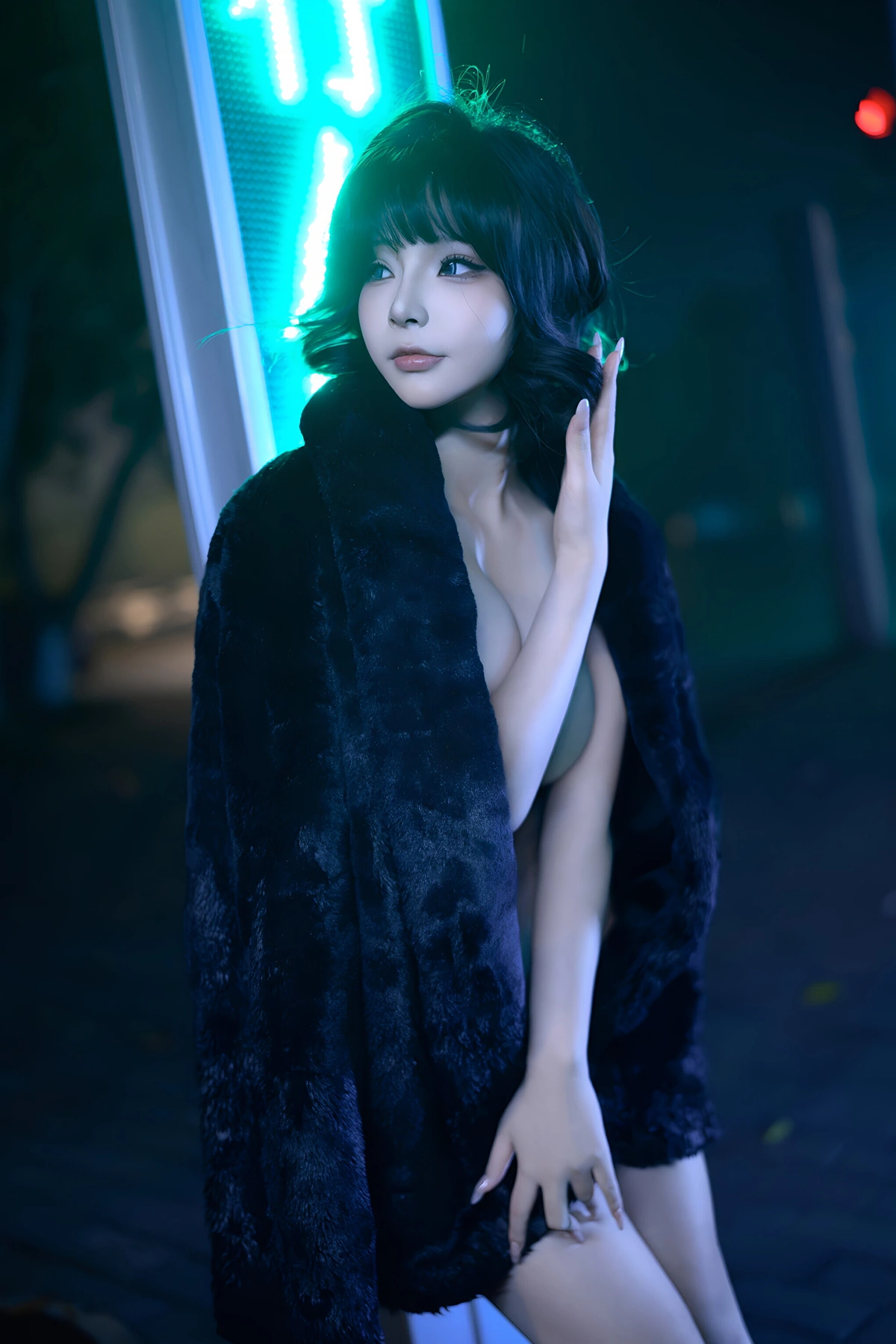 Cosplay Yuuhui玉汇 – 夜游轮渡 Set.02